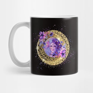 Persephone goddess art by Renee L. Lavoie Mug